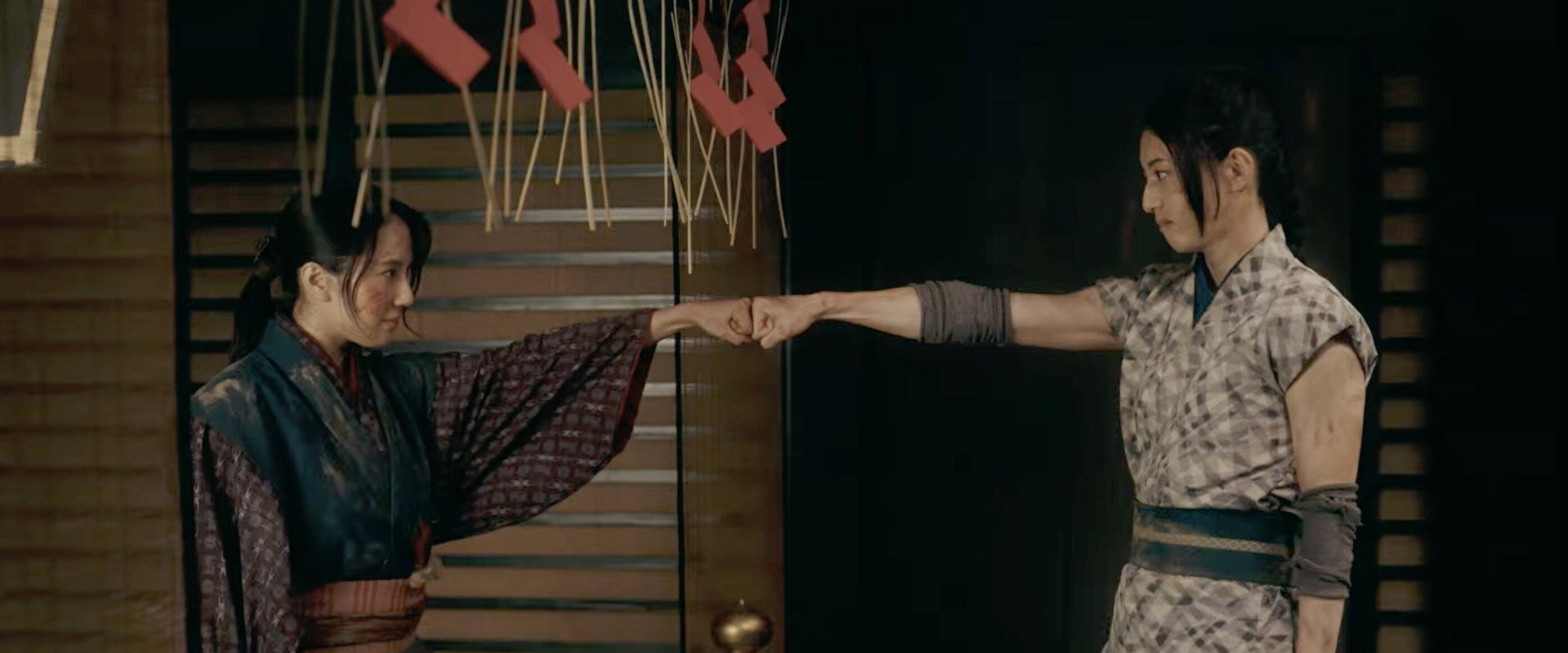 Ninja Wars - Black Fox vs Shogun's Ninja backdrop