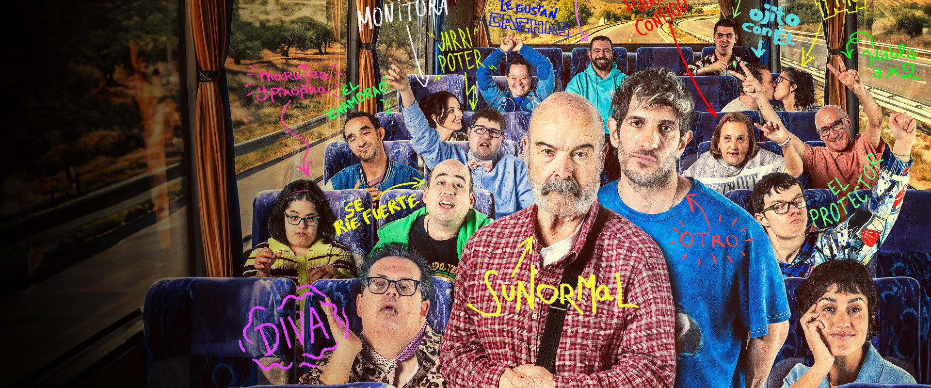 Haciendo amigos backdrop