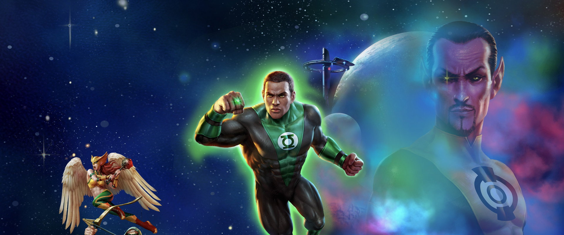 Green Lantern: Beware My Power backdrop
