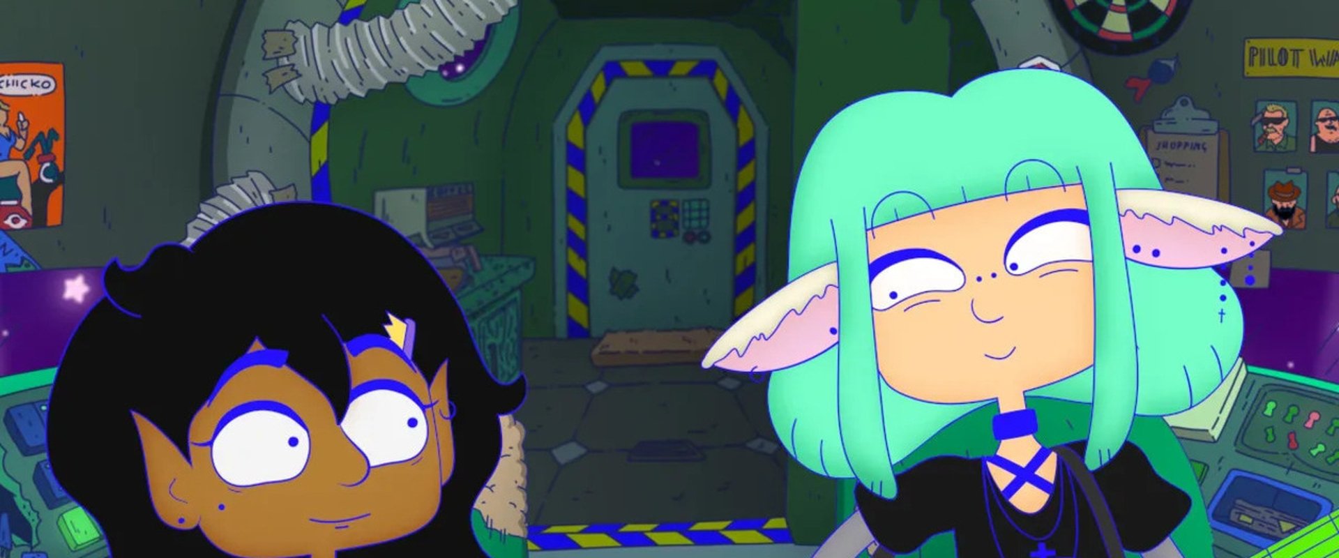 Lesbian Space Princess backdrop