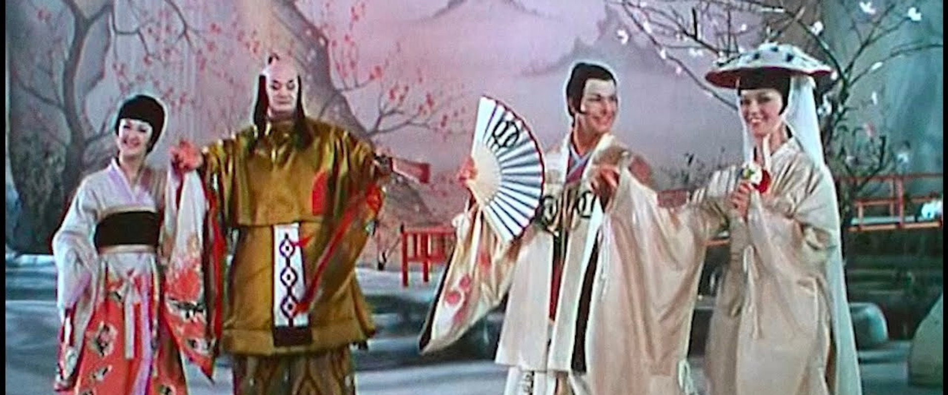 The Mikado backdrop