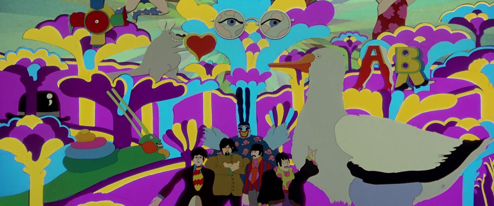 Yellow Submarine backdrop
