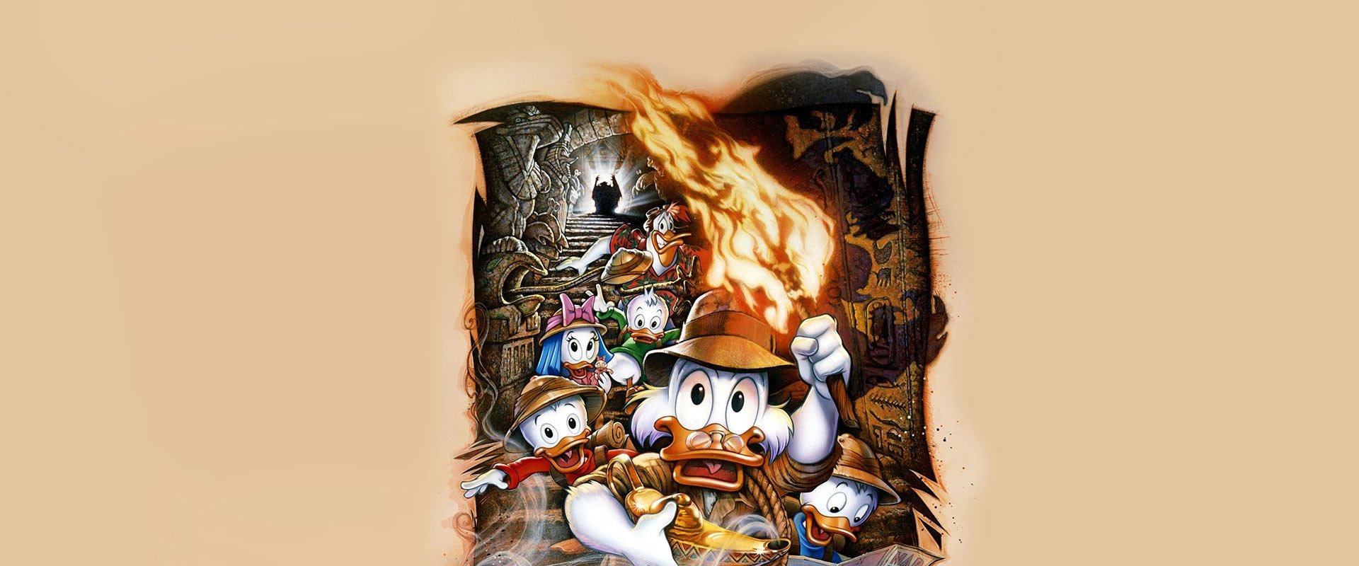 DuckTales: The Movie - Treasure of the Lost Lamp backdrop