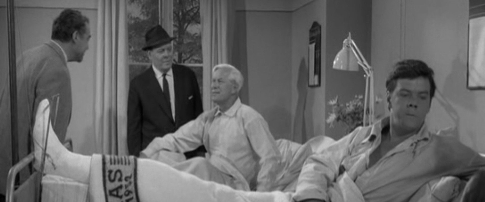 Five men and Rosa backdrop
