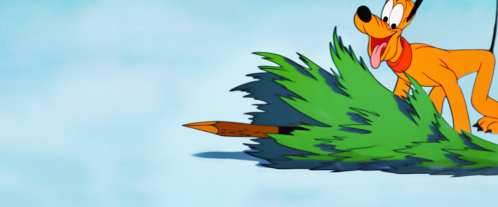 Pluto's Christmas Tree backdrop