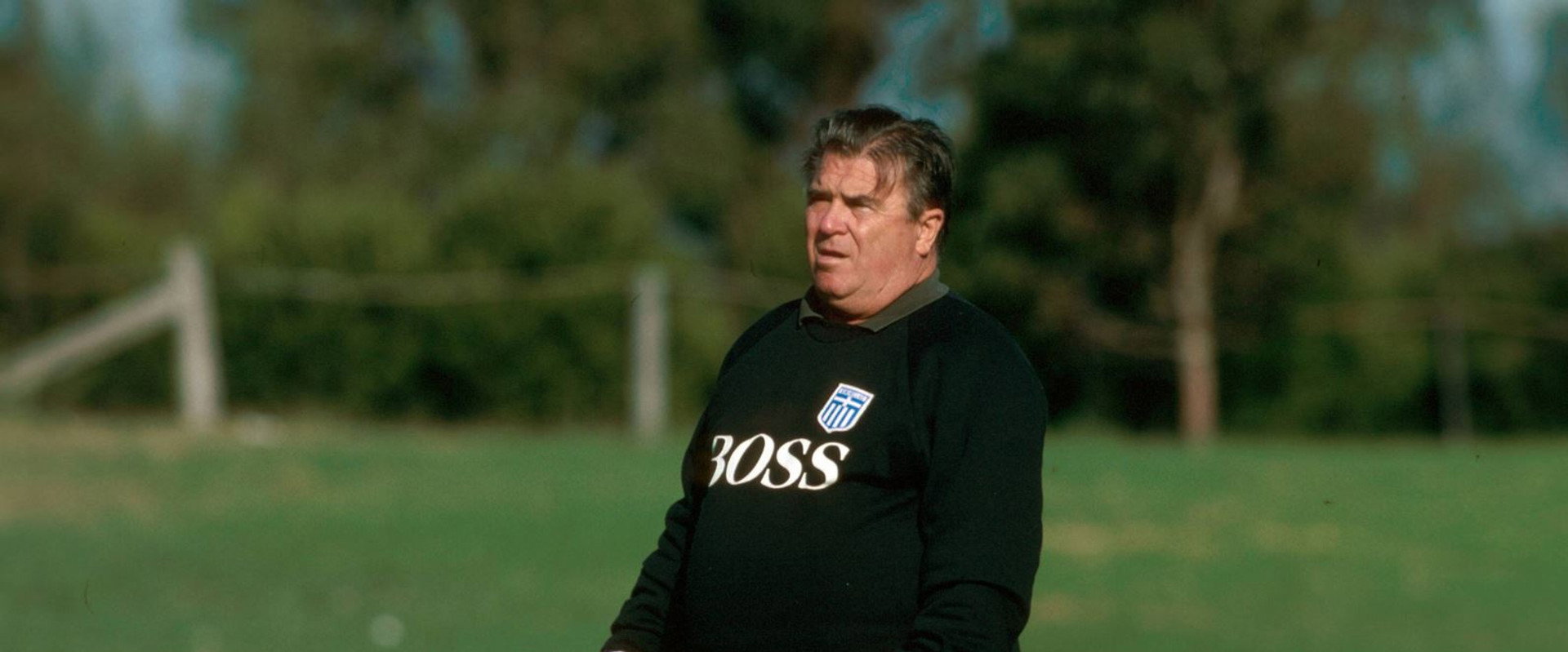 Ange & the Boss: Puskas in Australia backdrop