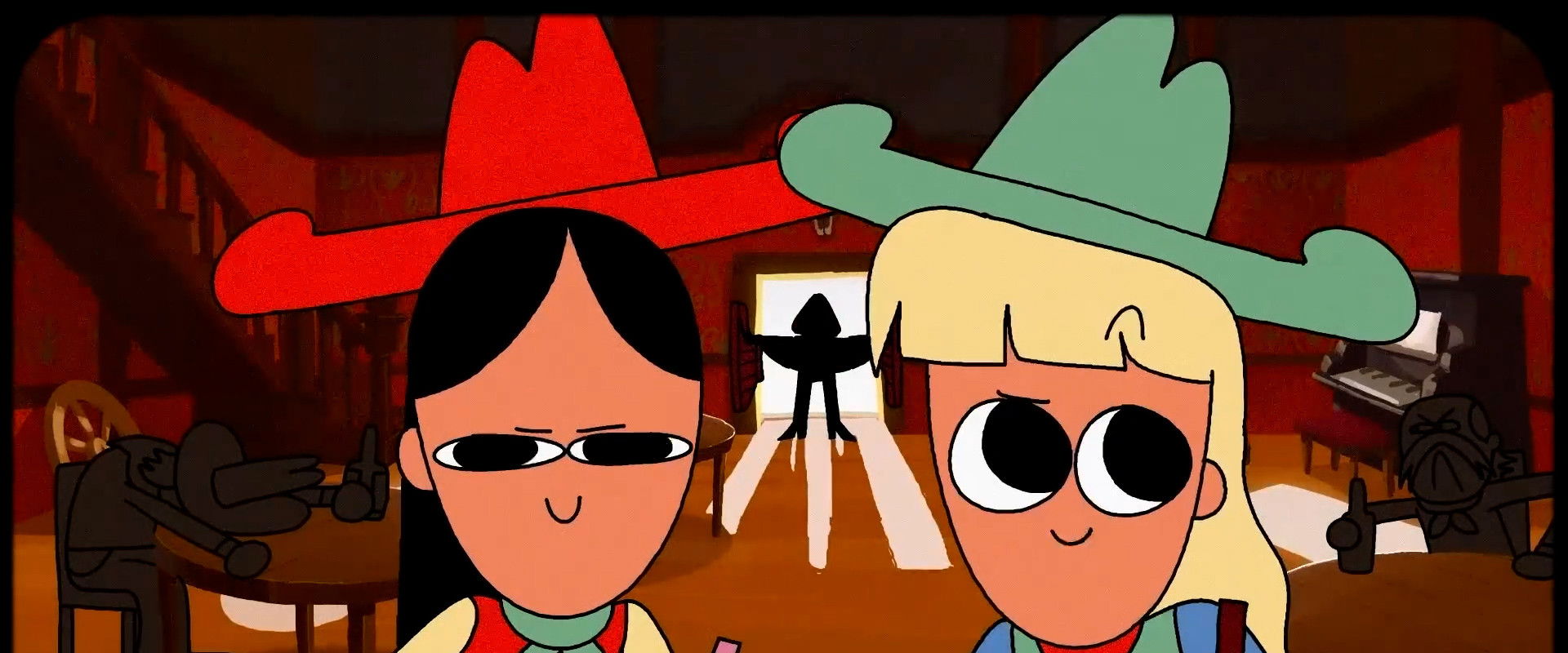 Cowgirlies 01: Pony Express backdrop