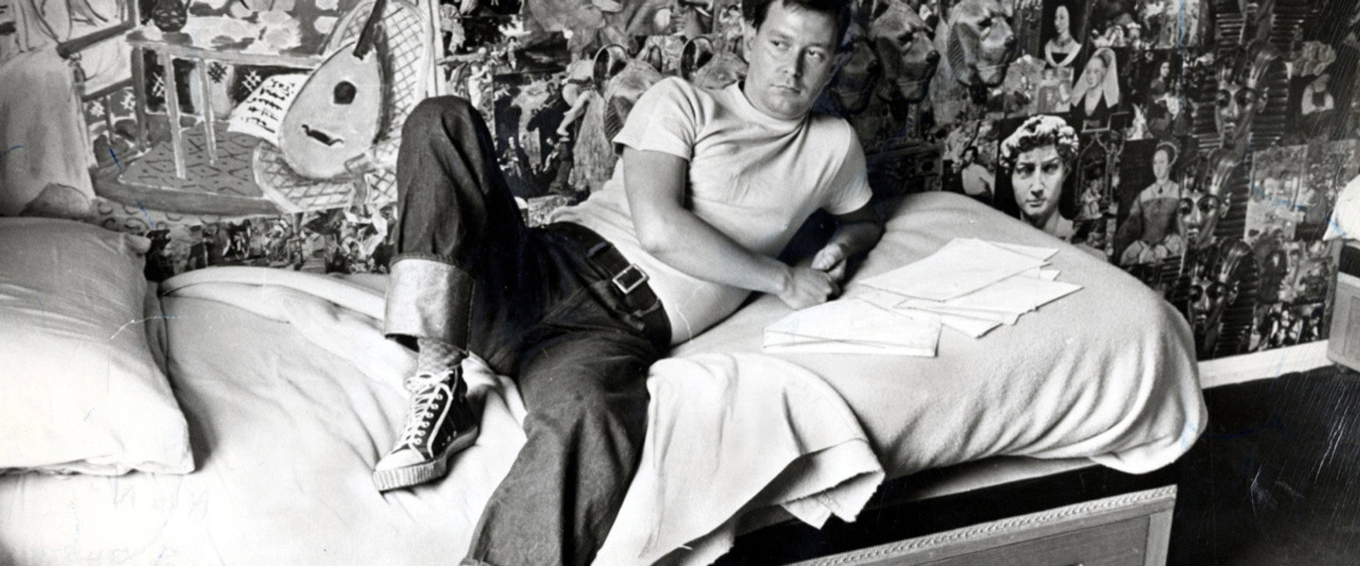 Joe Orton Laid Bare backdrop