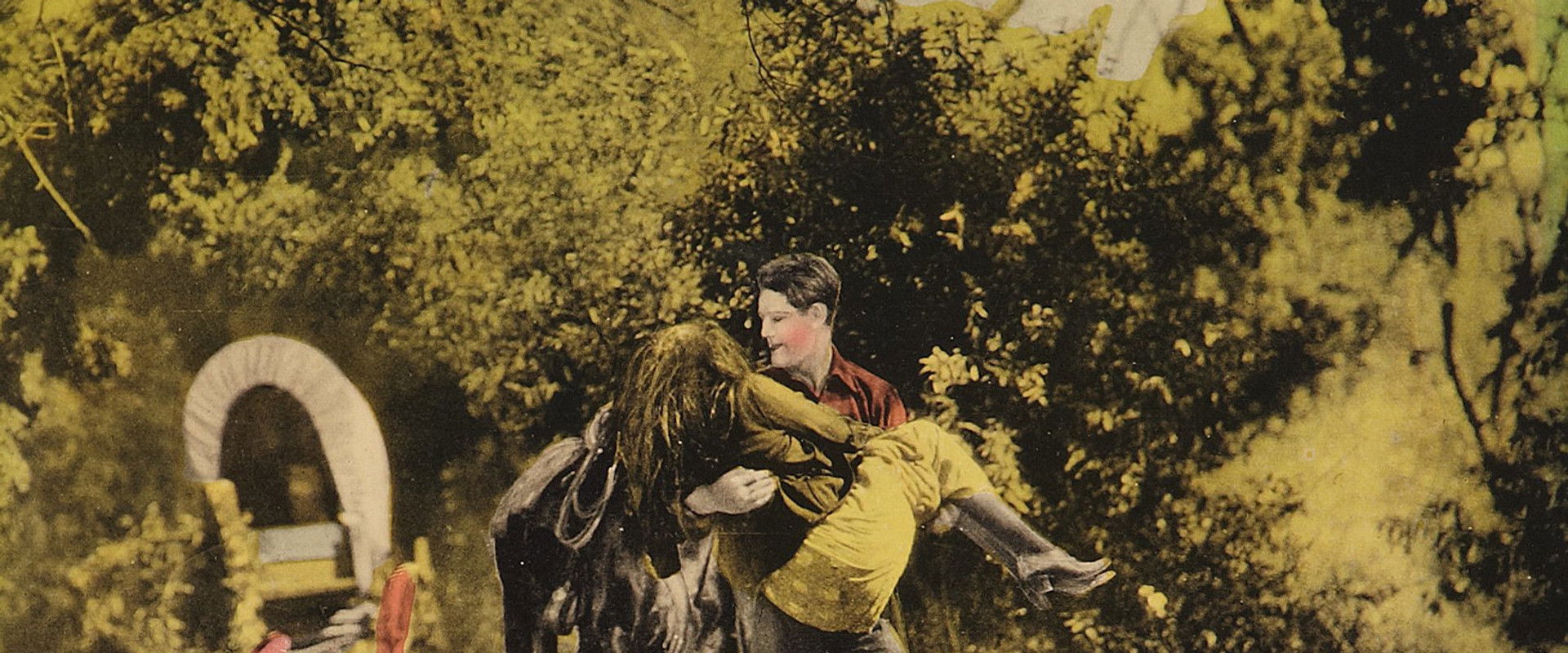 The Man in the Saddle backdrop