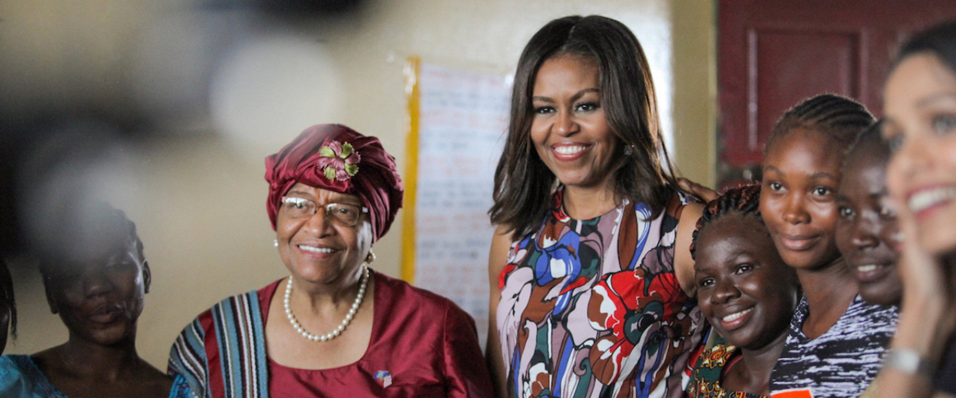 We Will Rise: Michelle Obama's Mission to Educate Girls Around the World backdrop