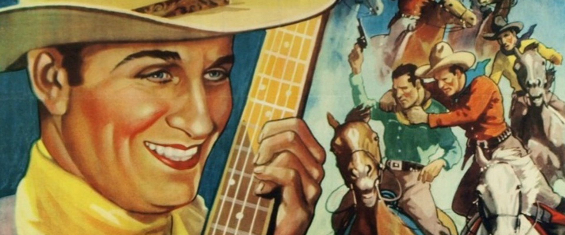 Man from Music Mountain backdrop