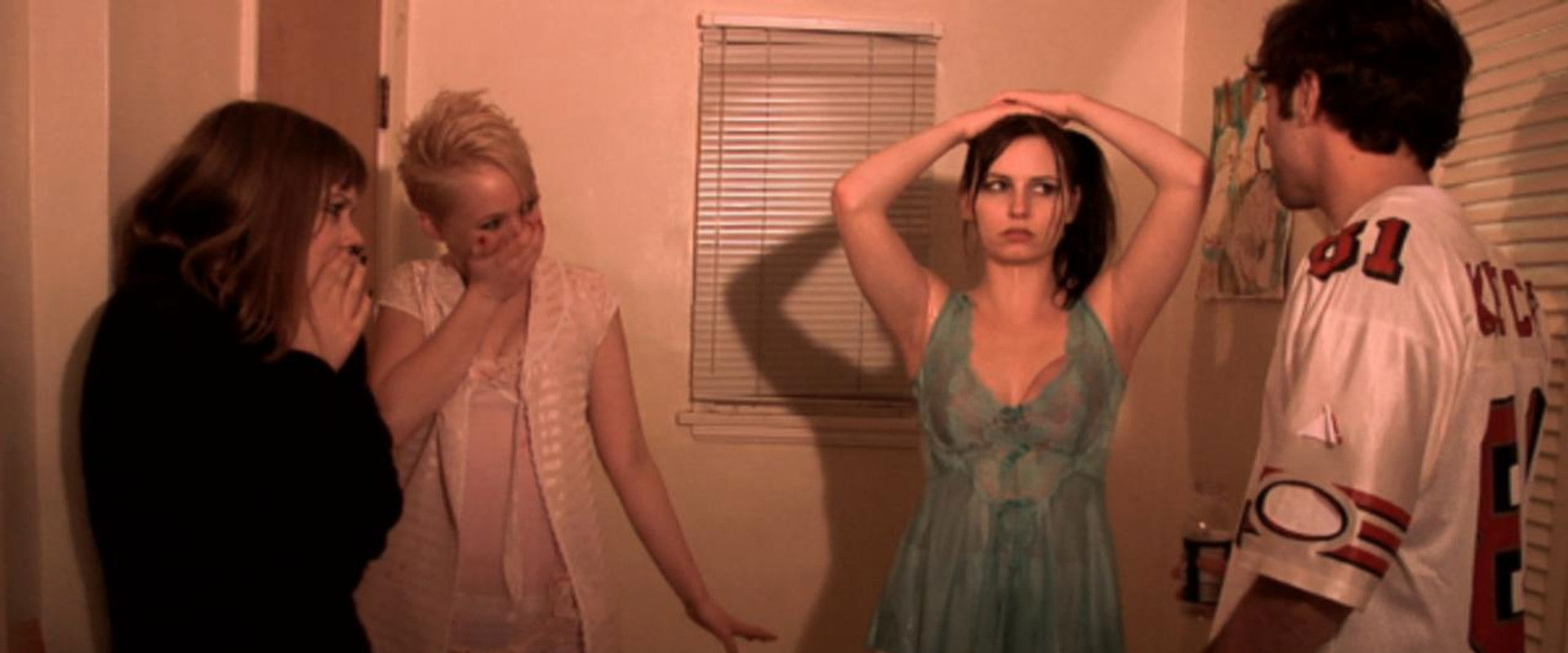 Psycho Sleepover backdrop