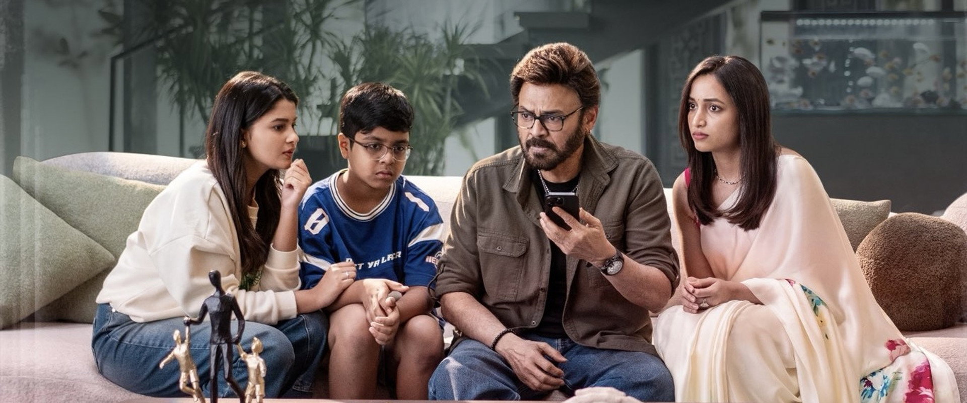 Aadarsha Kutumbam House No: 47 - AK47 backdrop