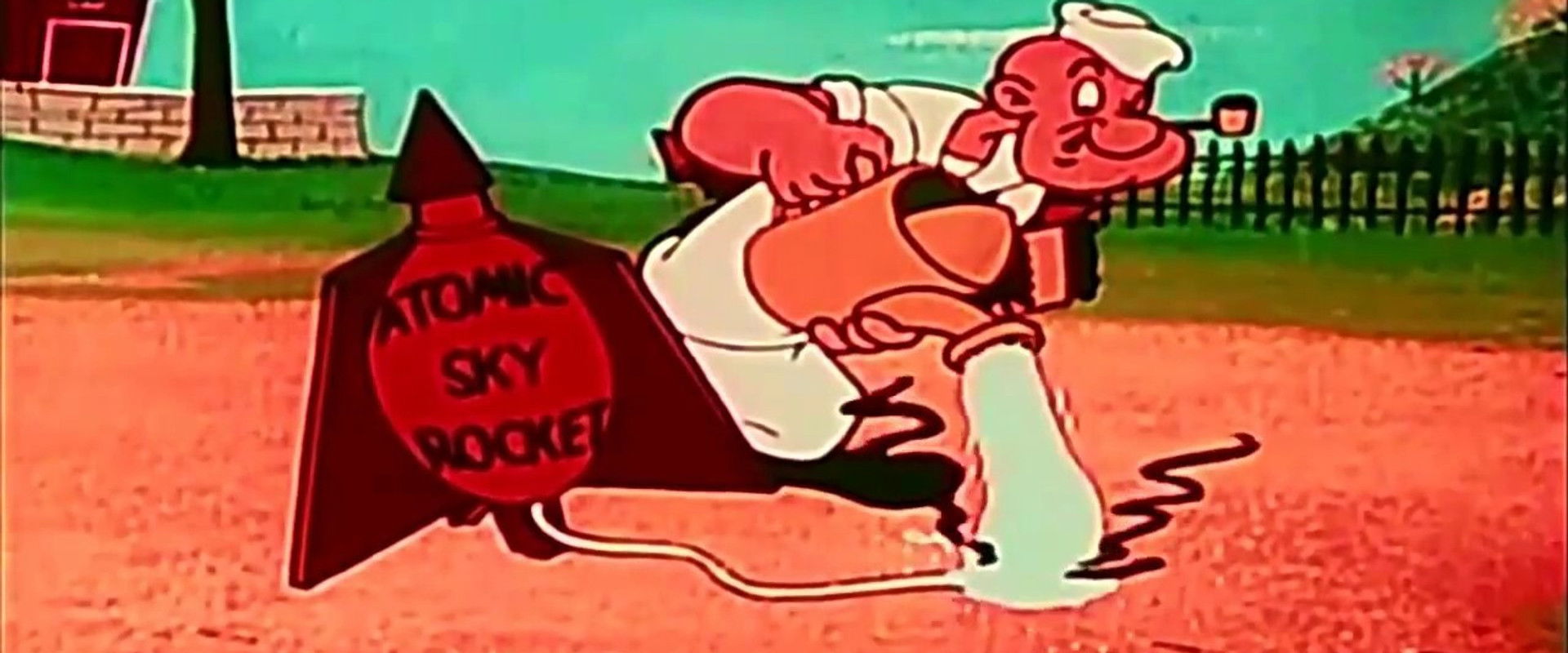 Patriotic Popeye backdrop