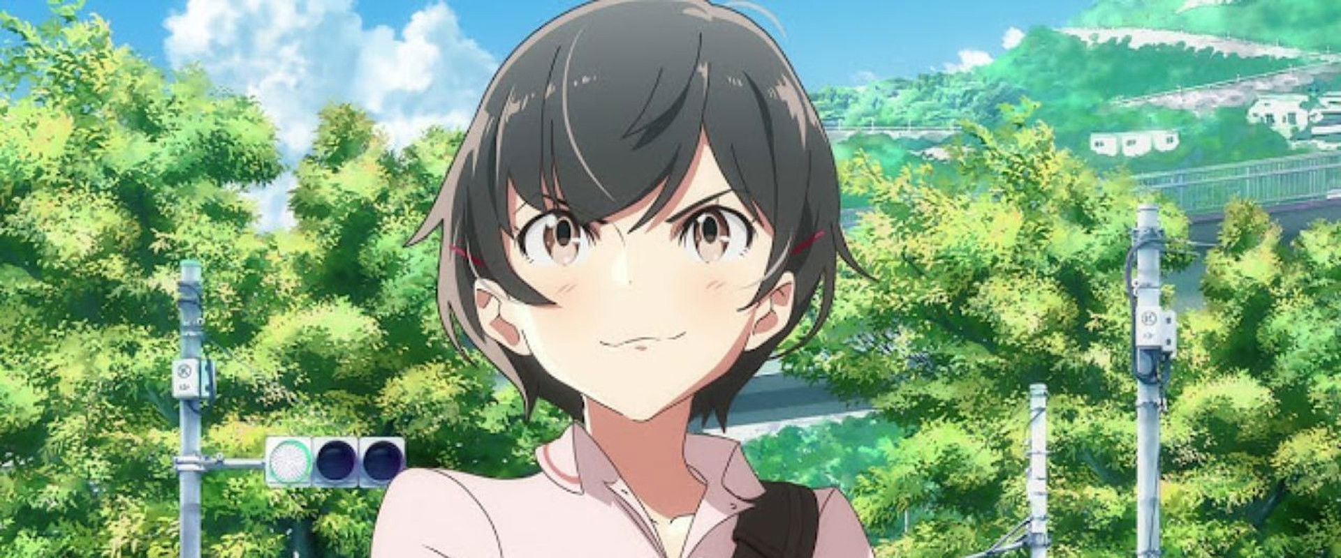 Hill Climb Girl backdrop