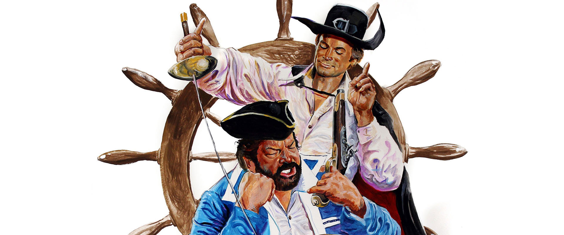 Blackie the Pirate backdrop