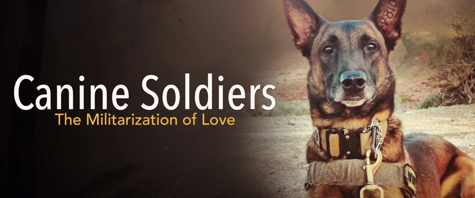 Canine Soldiers: The Militarization of Love backdrop