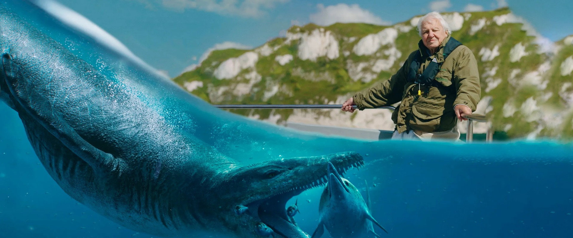 Attenborough and the Sea Dragon backdrop