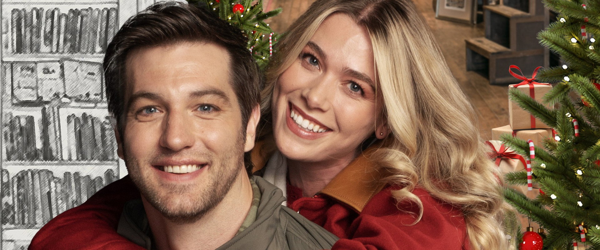 Christmas on Every Page backdrop