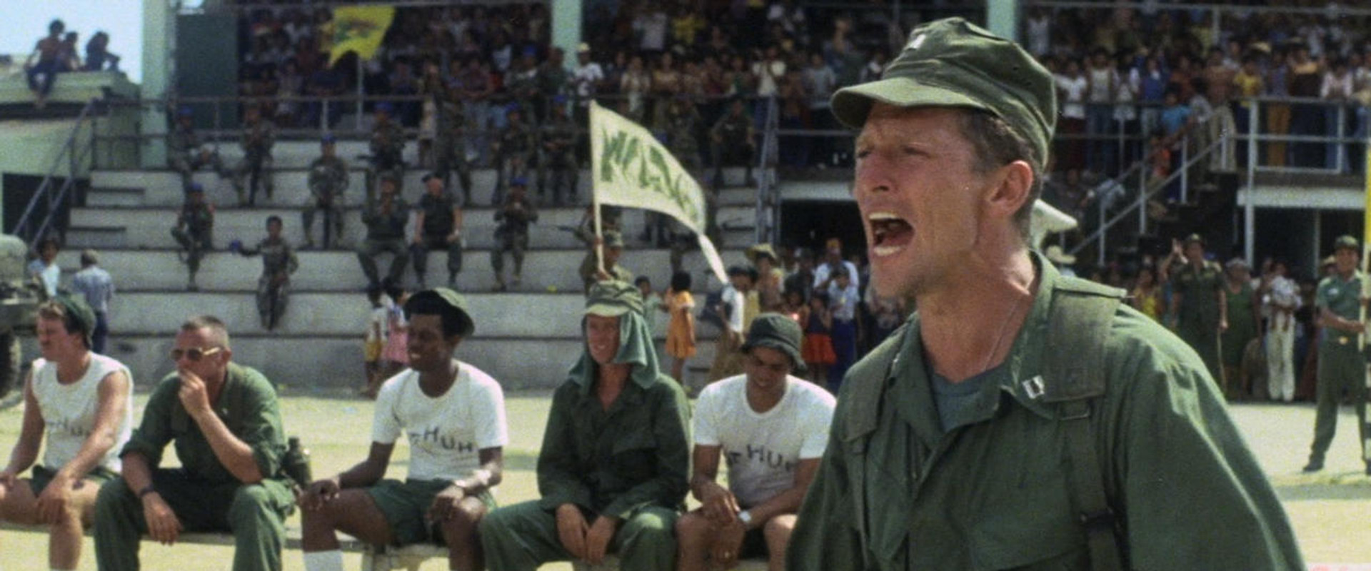 The Boys in Company C backdrop