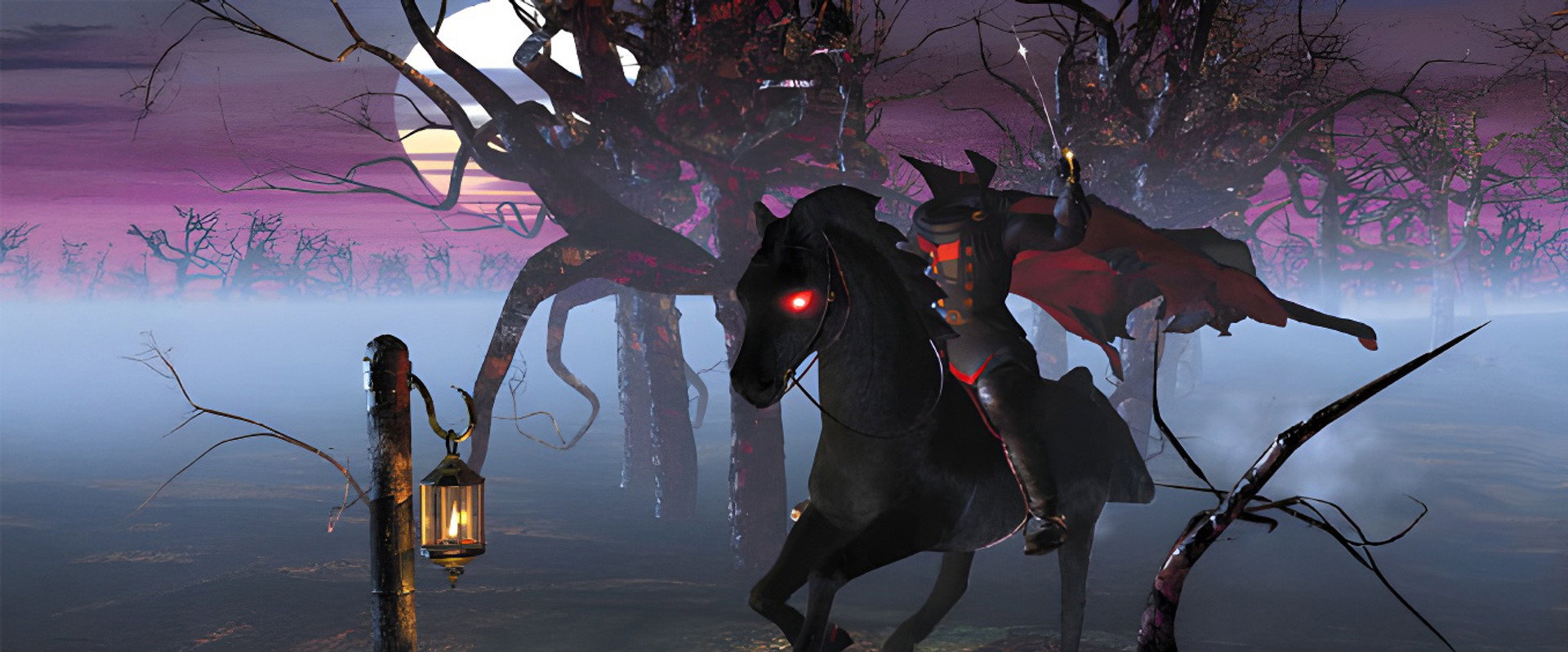 The Night of the Headless Horseman backdrop