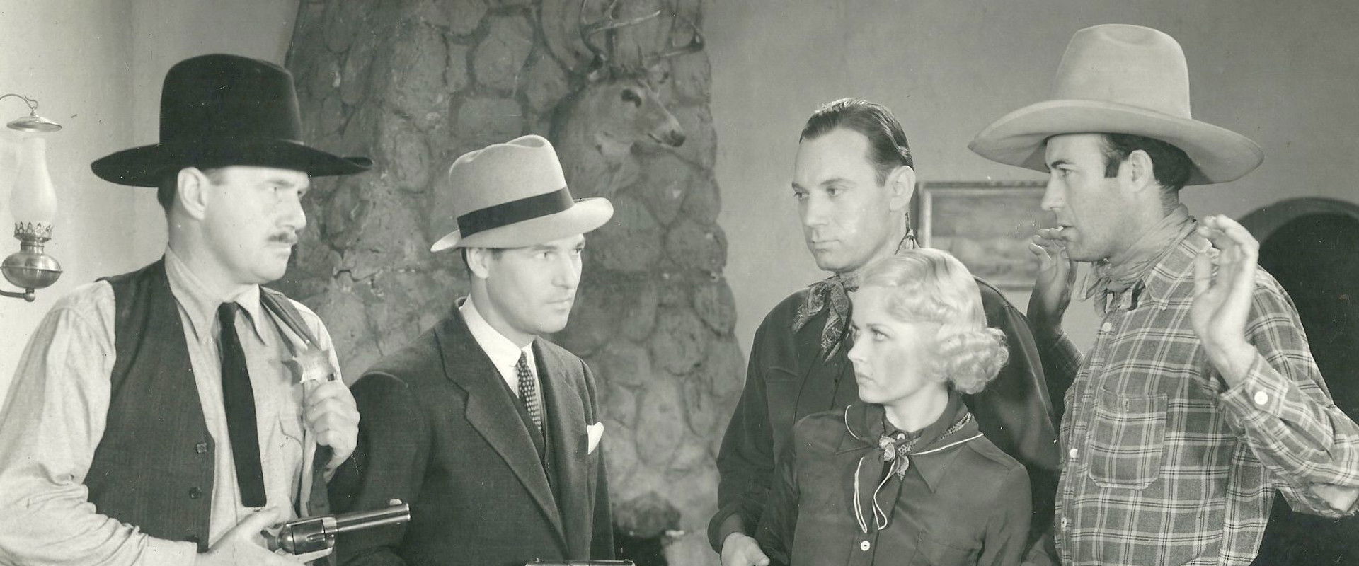 The Singing Buckaroo backdrop