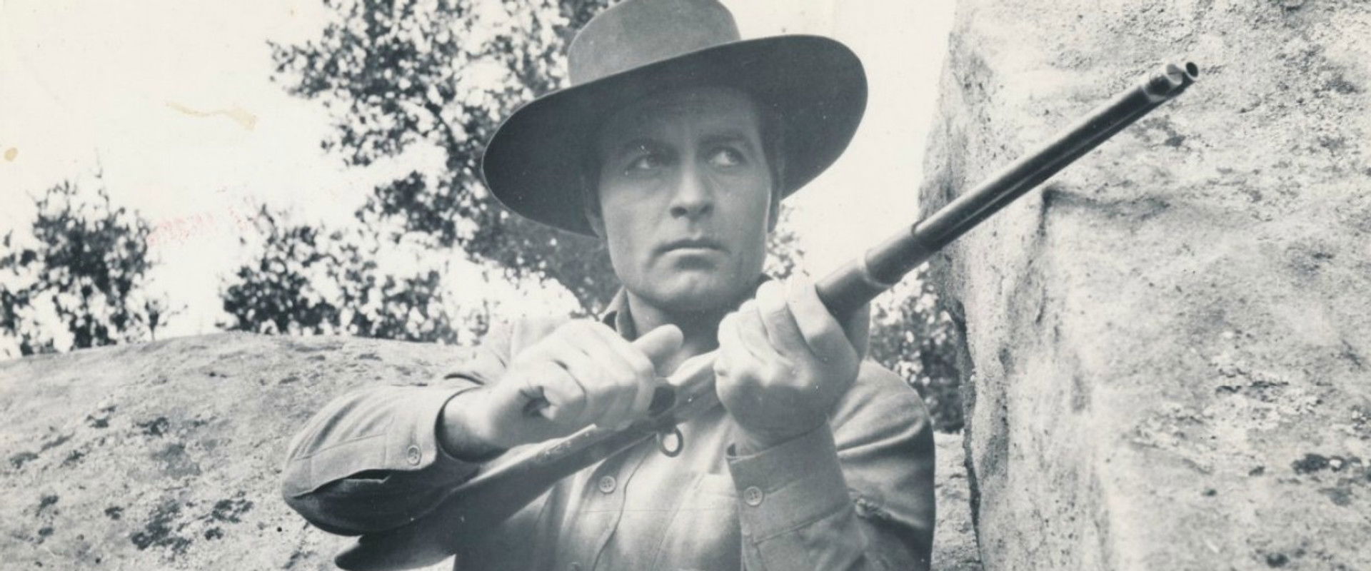 The Lone Gun backdrop