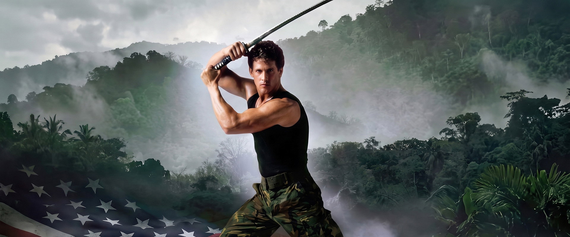 American Ninja backdrop