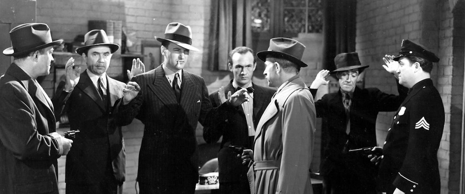 The Saint's Double Trouble backdrop