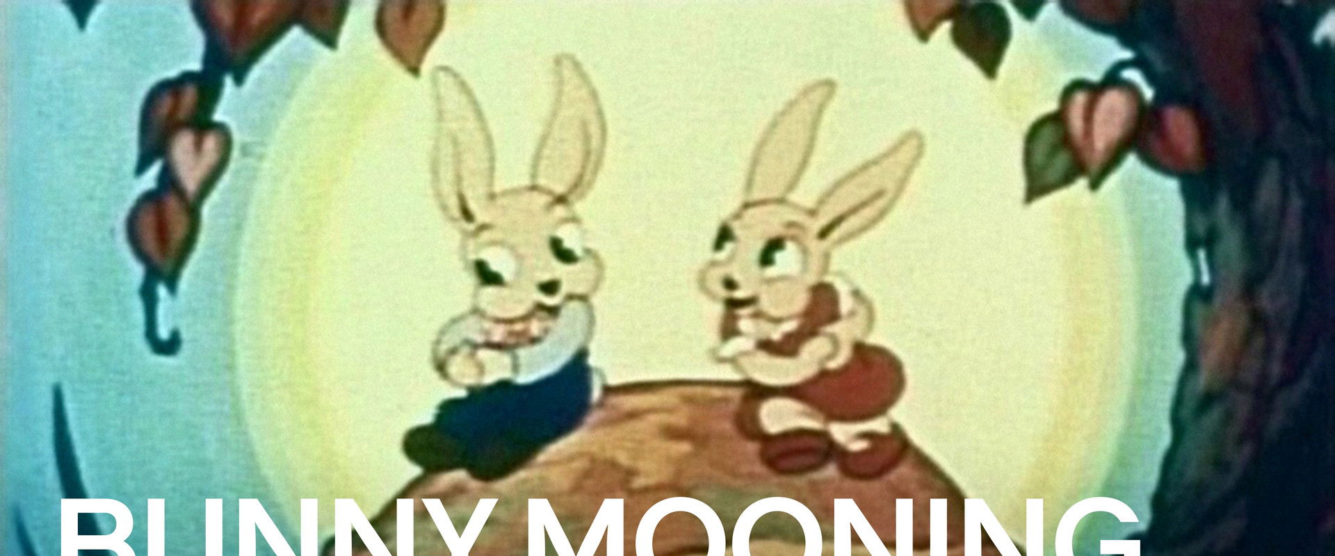 Bunny Mooning backdrop