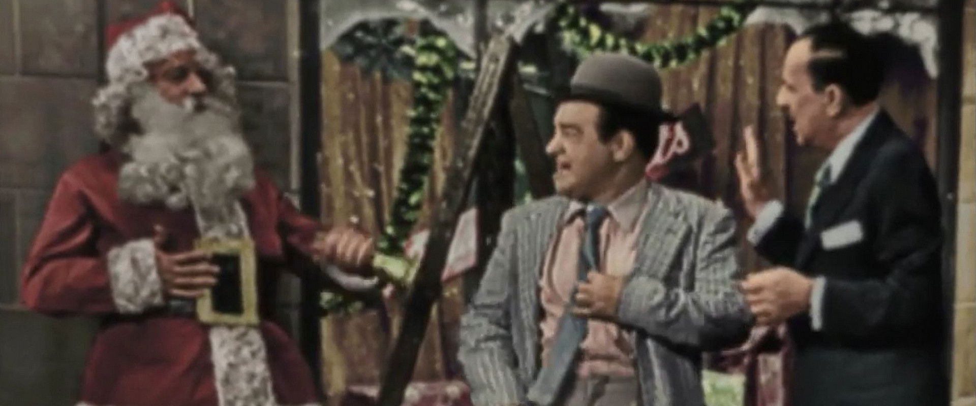 Abbott and Costello Christmas Show backdrop