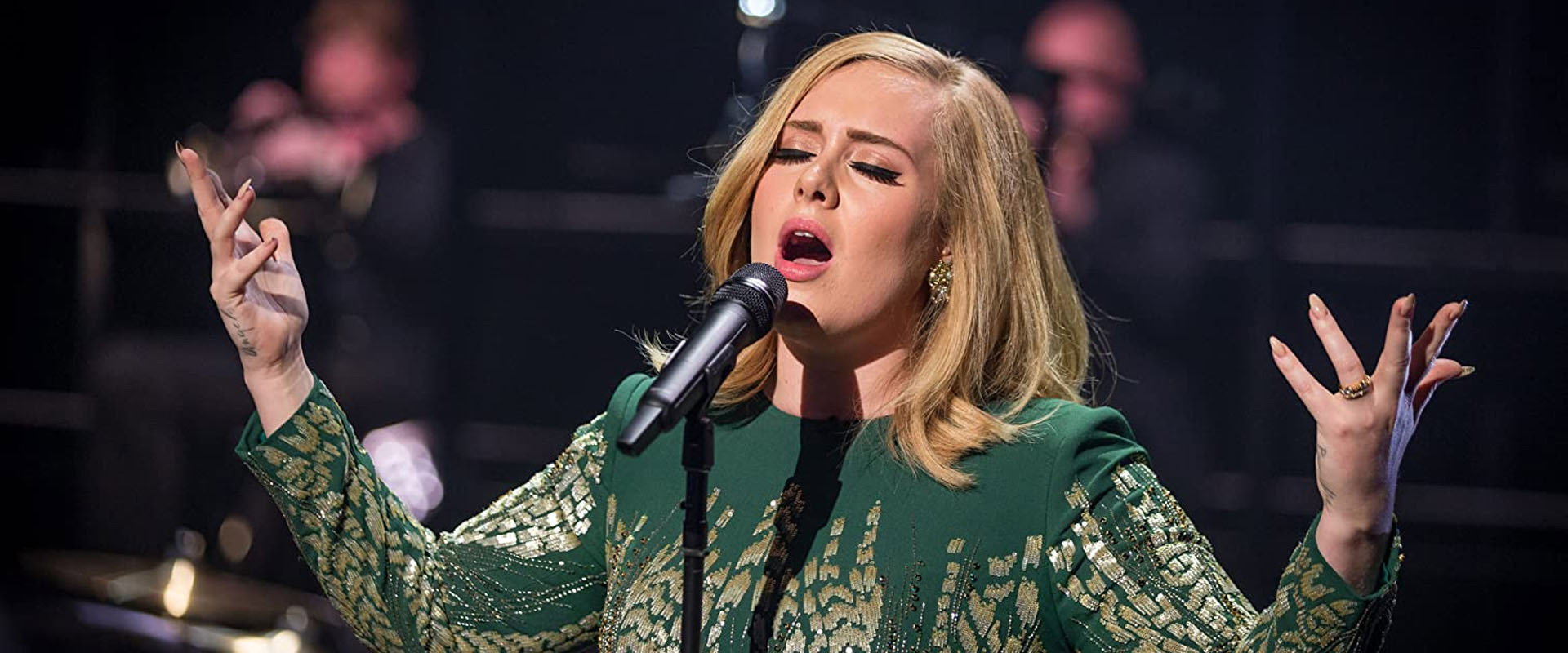 Adele at the BBC backdrop