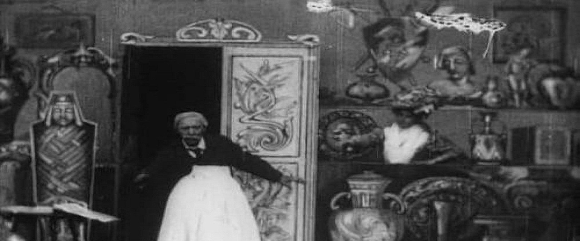 The Haunted Curiosity Shop backdrop