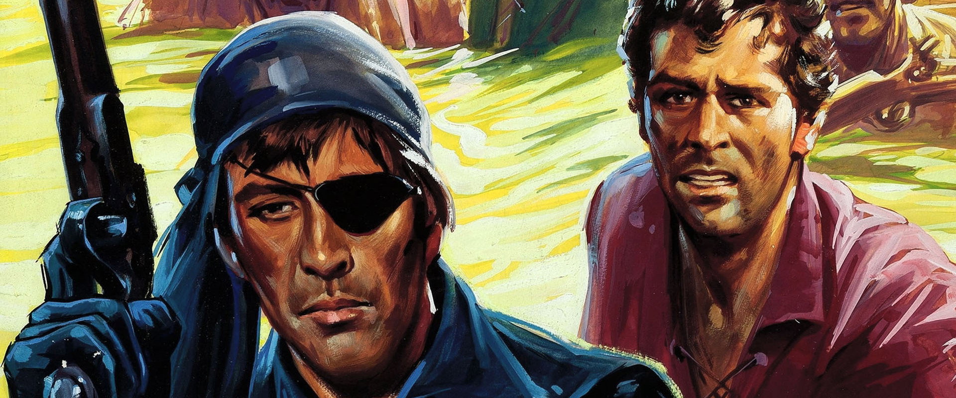 The Pirates of Blood River backdrop