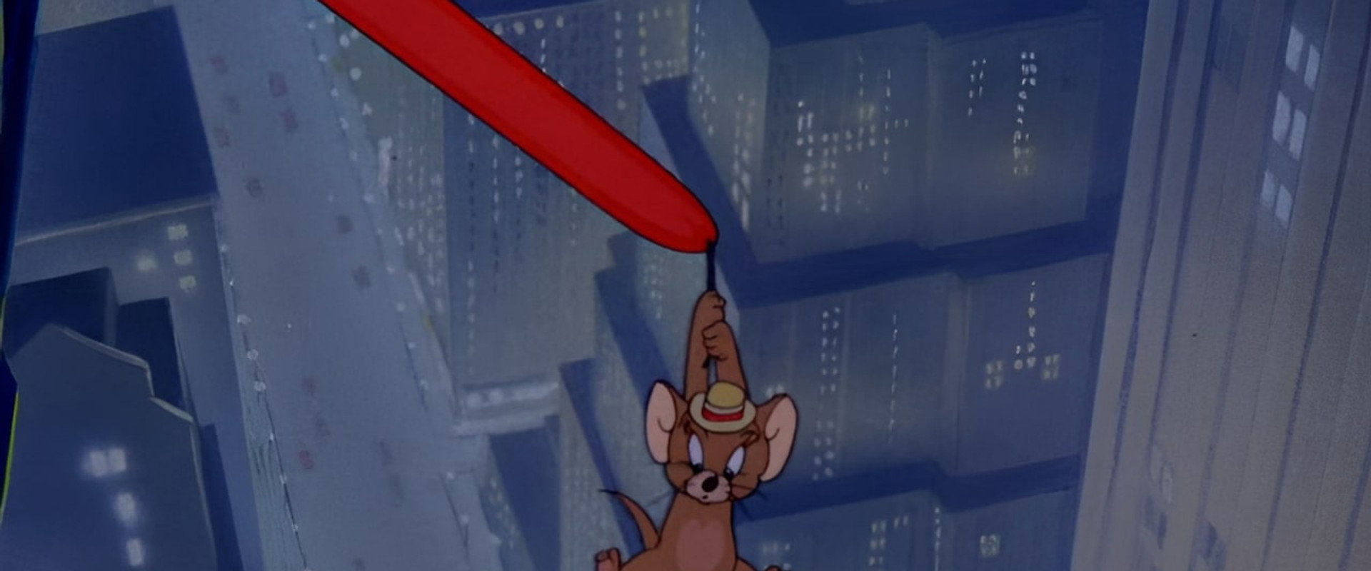 Mouse in Manhattan backdrop