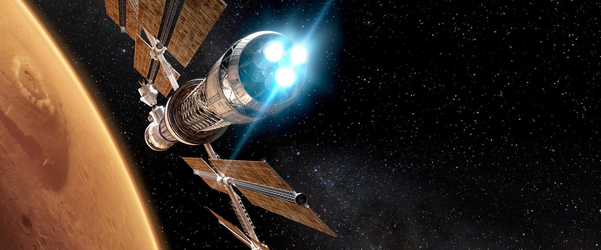 Journey to Space backdrop