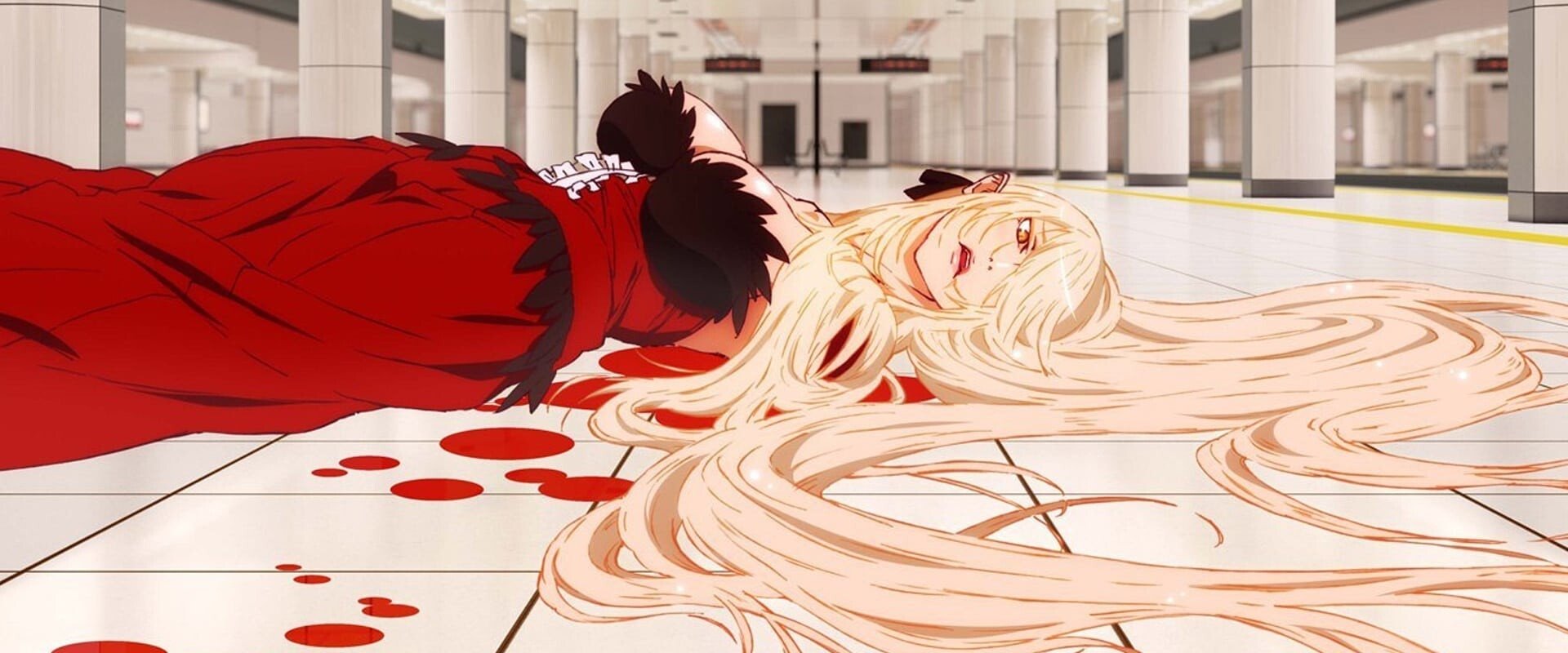 Kizumonogatari Part 1: Tekketsu backdrop