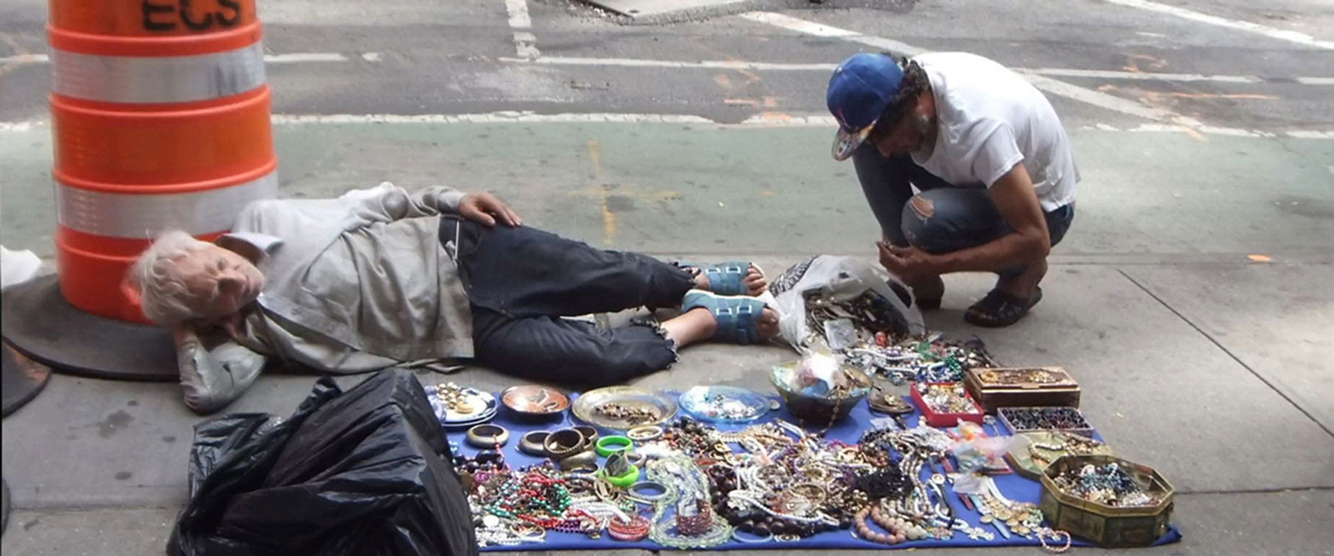 Resting Merchant backdrop