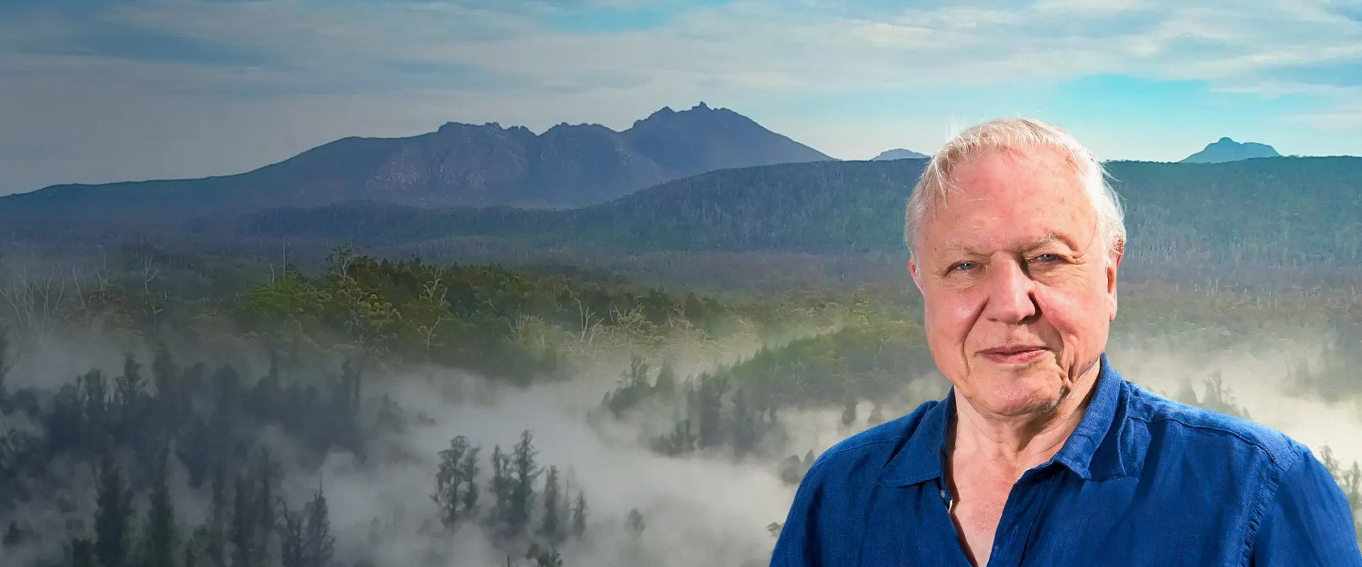 David Attenborough's Tasmania backdrop