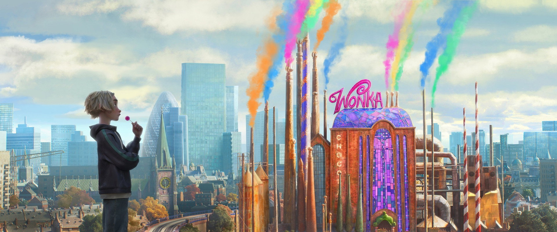 Charlie vs. the Chocolate Factory backdrop