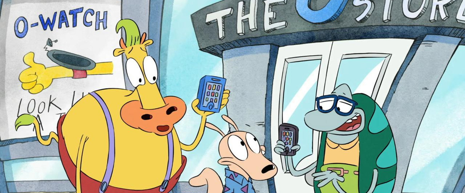 Rocko's Modern Life: Static Cling backdrop