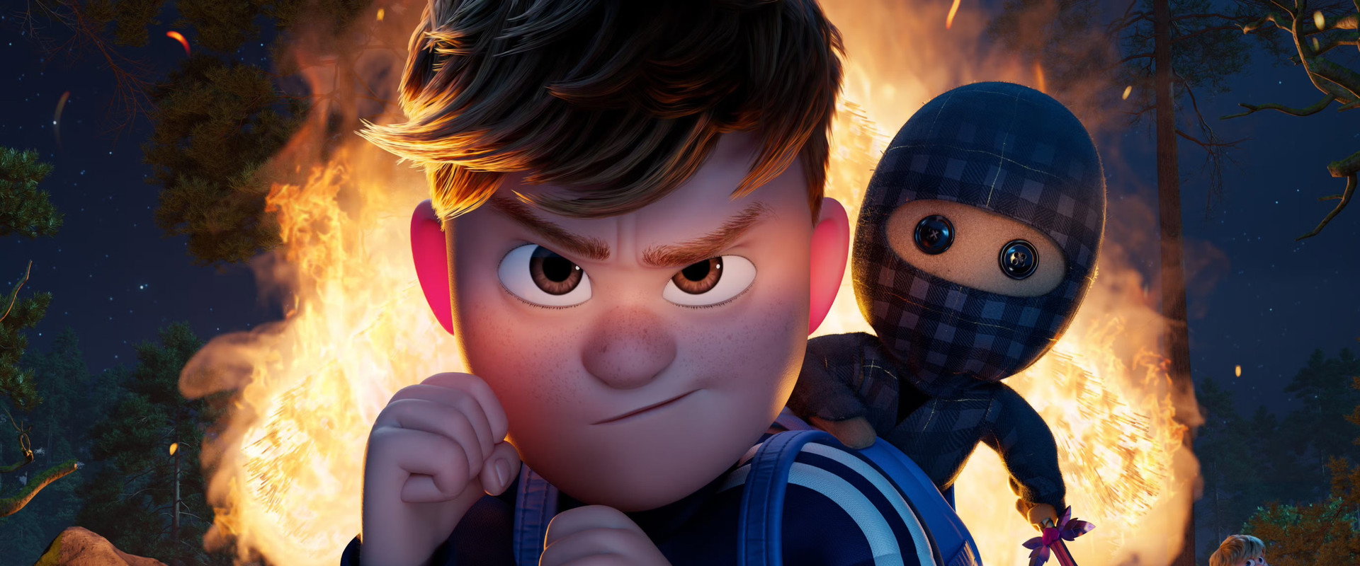 Checkered Ninja 3 backdrop