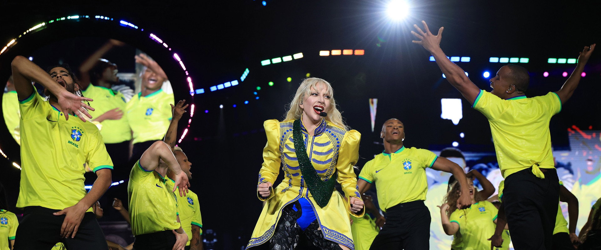 Lady Gaga: MAYHEM on the Beach backdrop