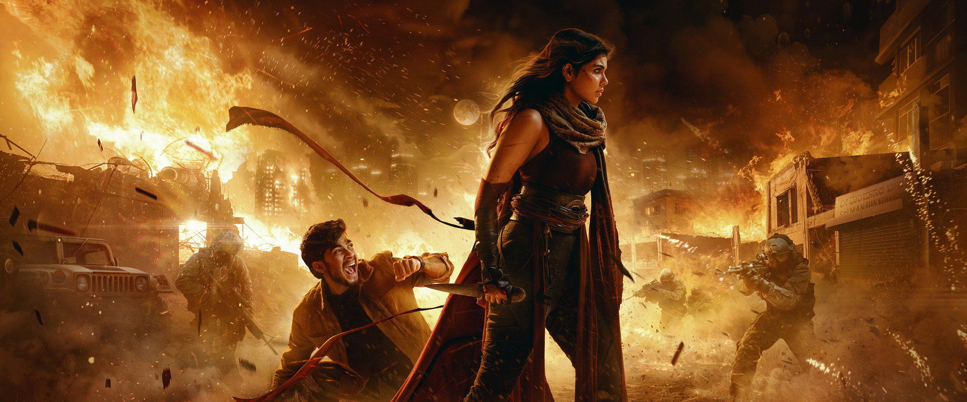 Lokah Chapter 1: Chandra backdrop