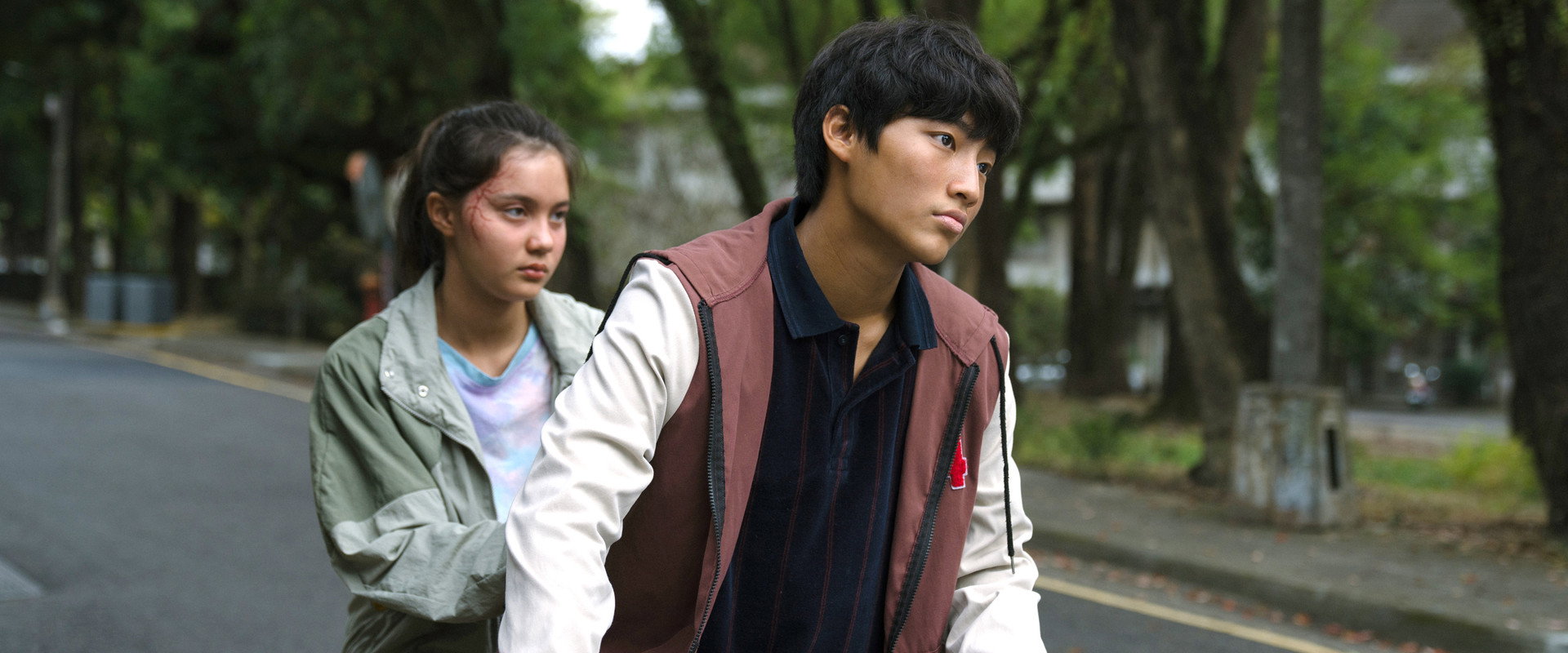 A Boy and a Girl backdrop