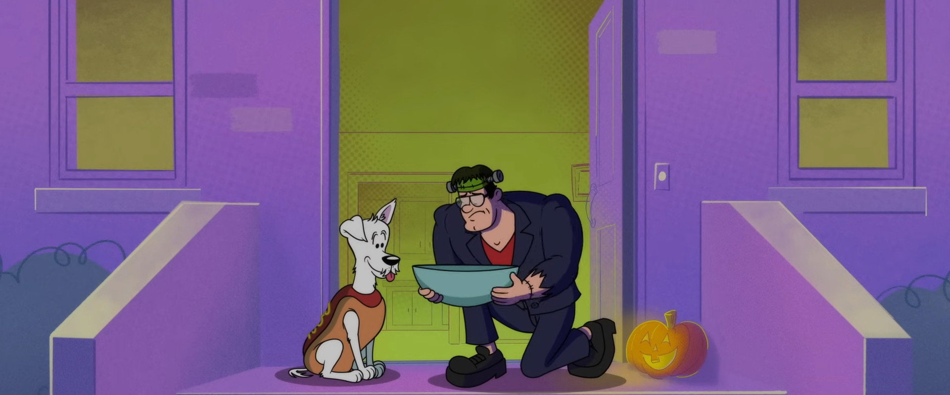 Krypto Saves the Day!: Halloween Havoc backdrop