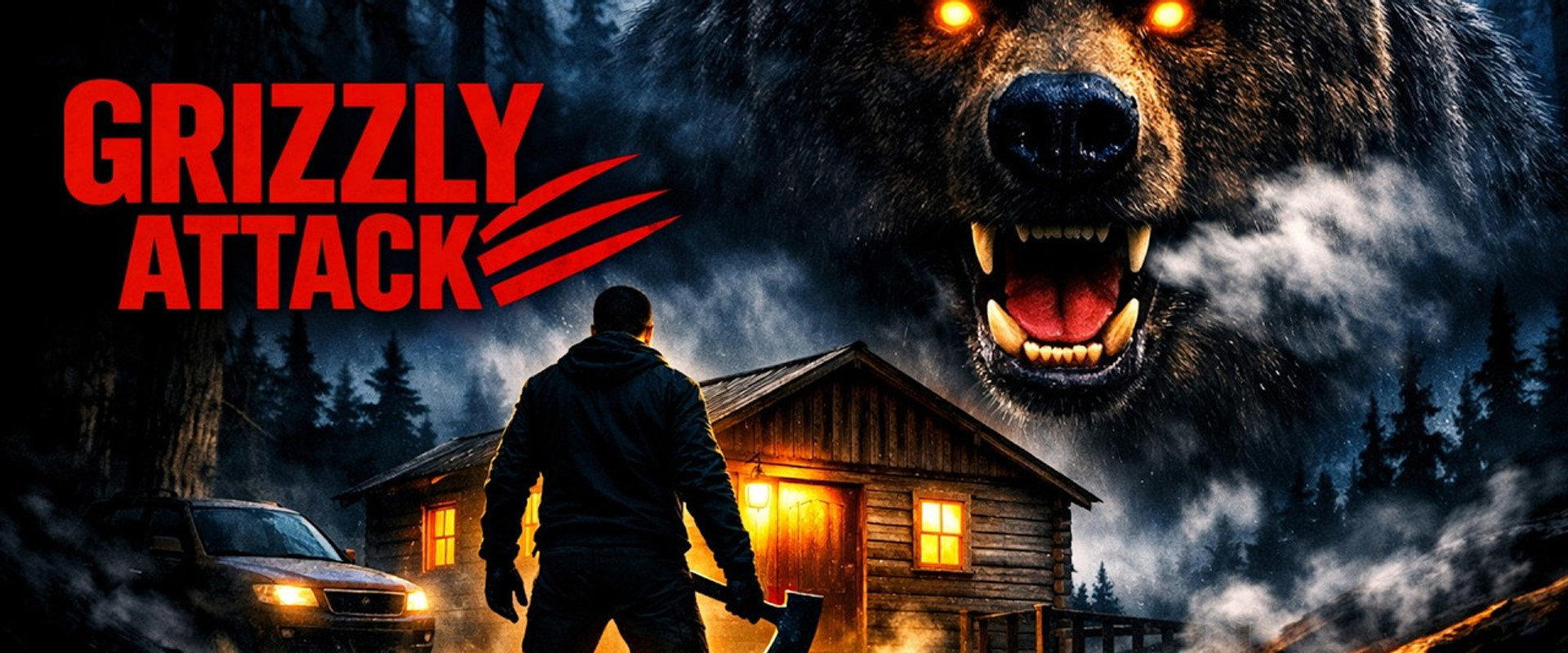 Grizzly Attack backdrop