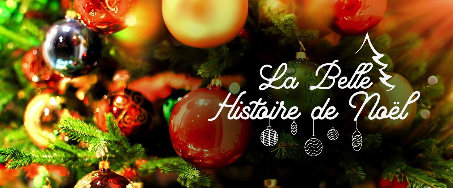 La belle histoire de Noël backdrop