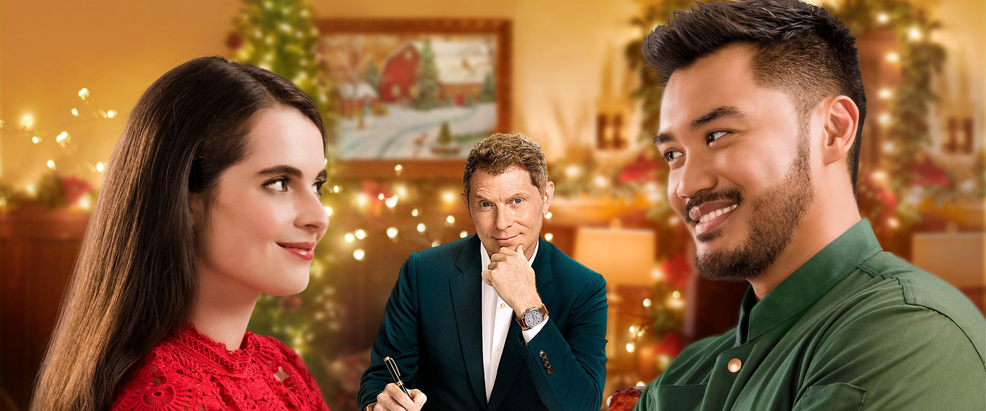 One Delicious Christmas backdrop