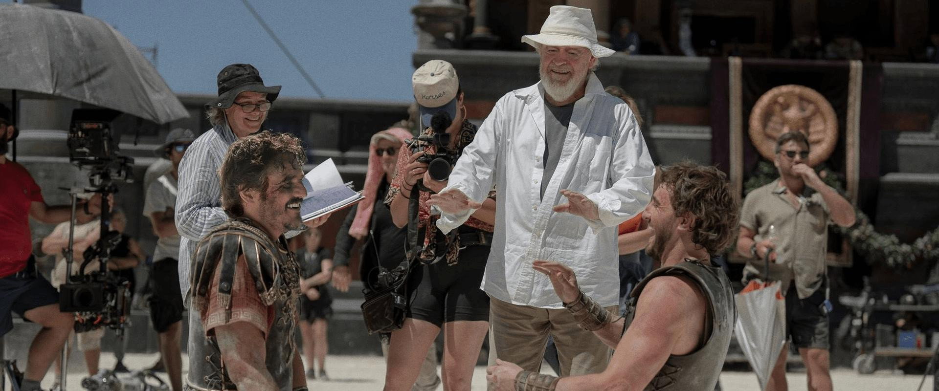 The Making of Gladiator II backdrop